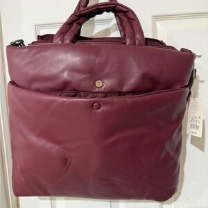 A New Day Burgundy Shoulder Bag Minimalist Design